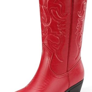 Bottes santiag rouge01