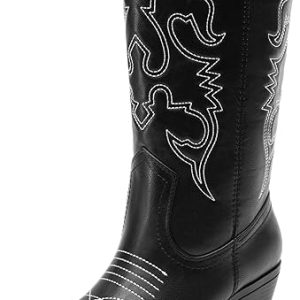 Santiag noir et blanche