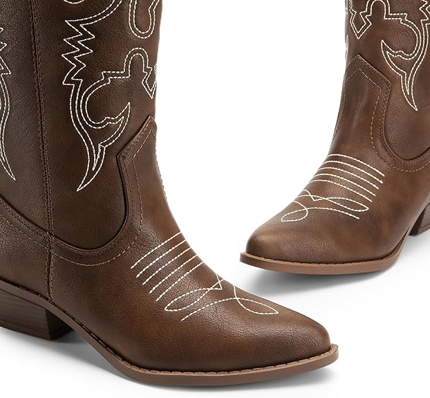 Bottes santiag femme marron03