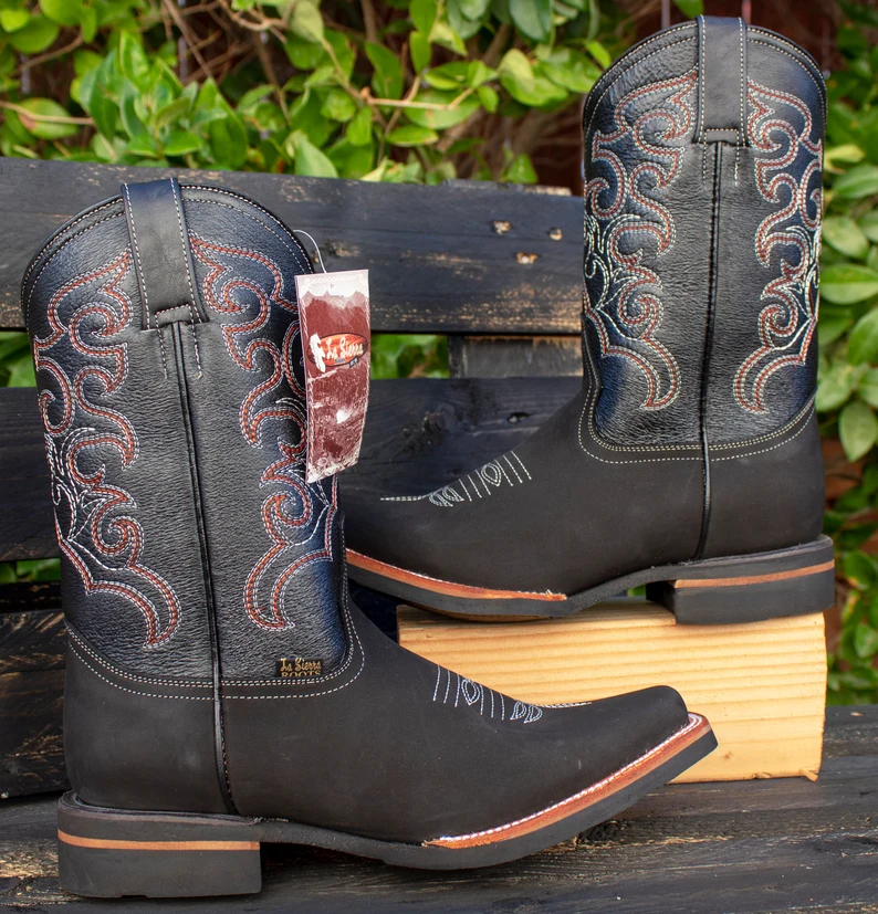 Santiag cuir noir – Image 2