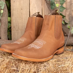 Santiag chaussure beige