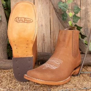 Santiag chaussure beige