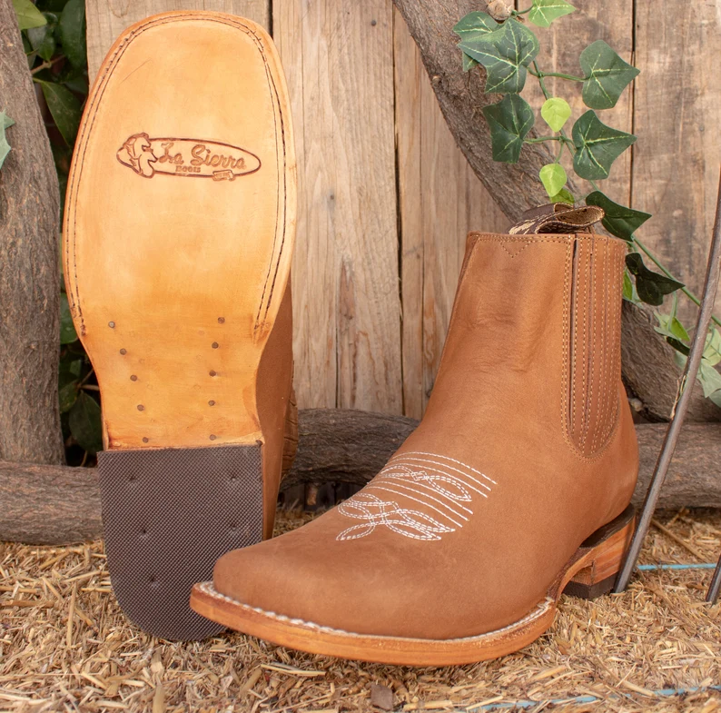 Santiag chaussure beige – Image 2