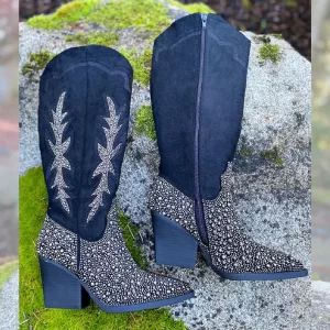 Bottes santiag avec strass