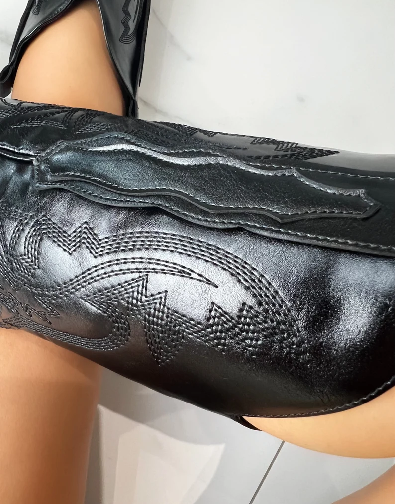 Botte santiag noir – Image 4