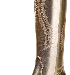 Bottines doré femme