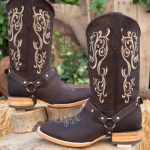 Santiag marron foncé