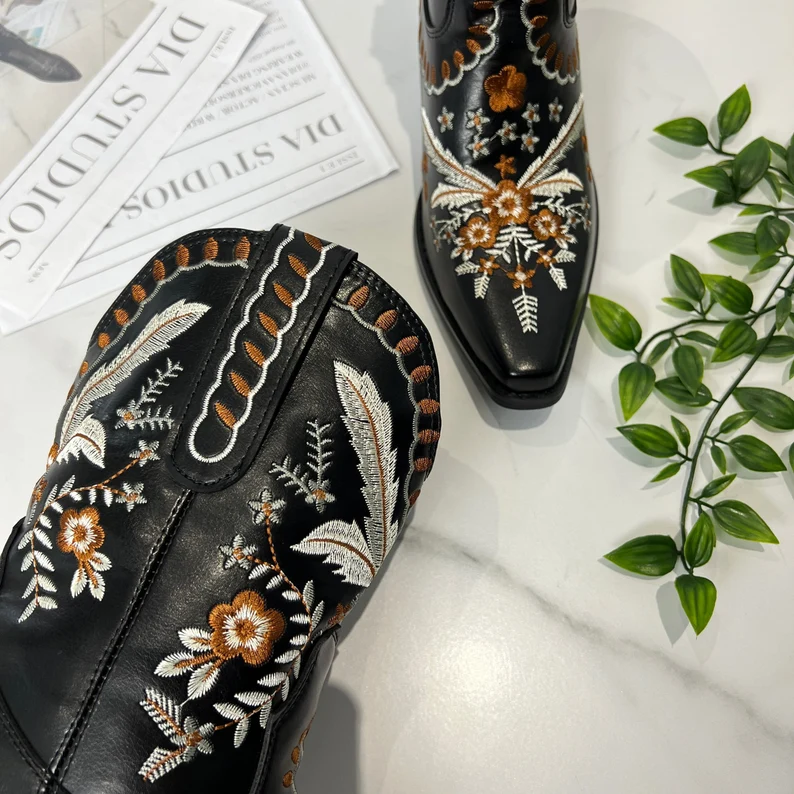 Santiag noires femmes – Image 4