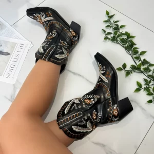 Santiag noires femmes