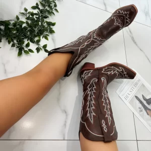 Bottes santiag marron