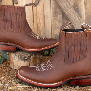 Santiag femme chaussure marron foncé