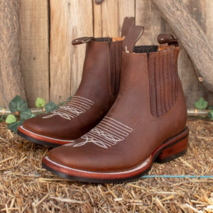 Santiag femme chaussure marron foncé