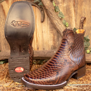 Santiag chaussure cuir de vache