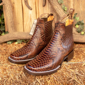 Santiag chaussure cuir de vache