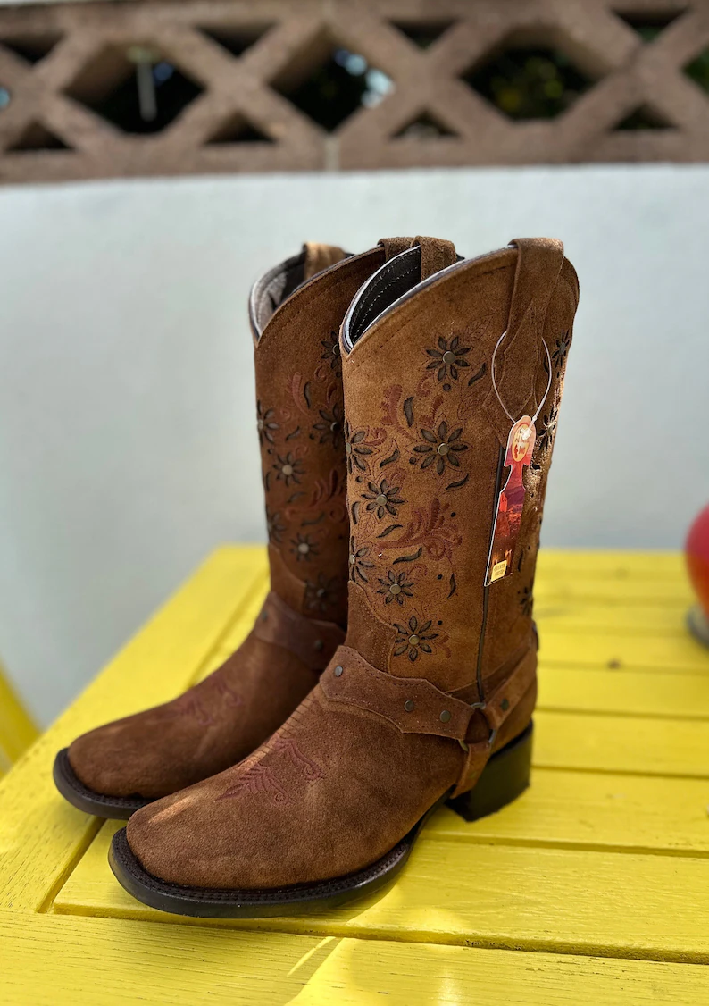 Santiag femme camel – Image 2