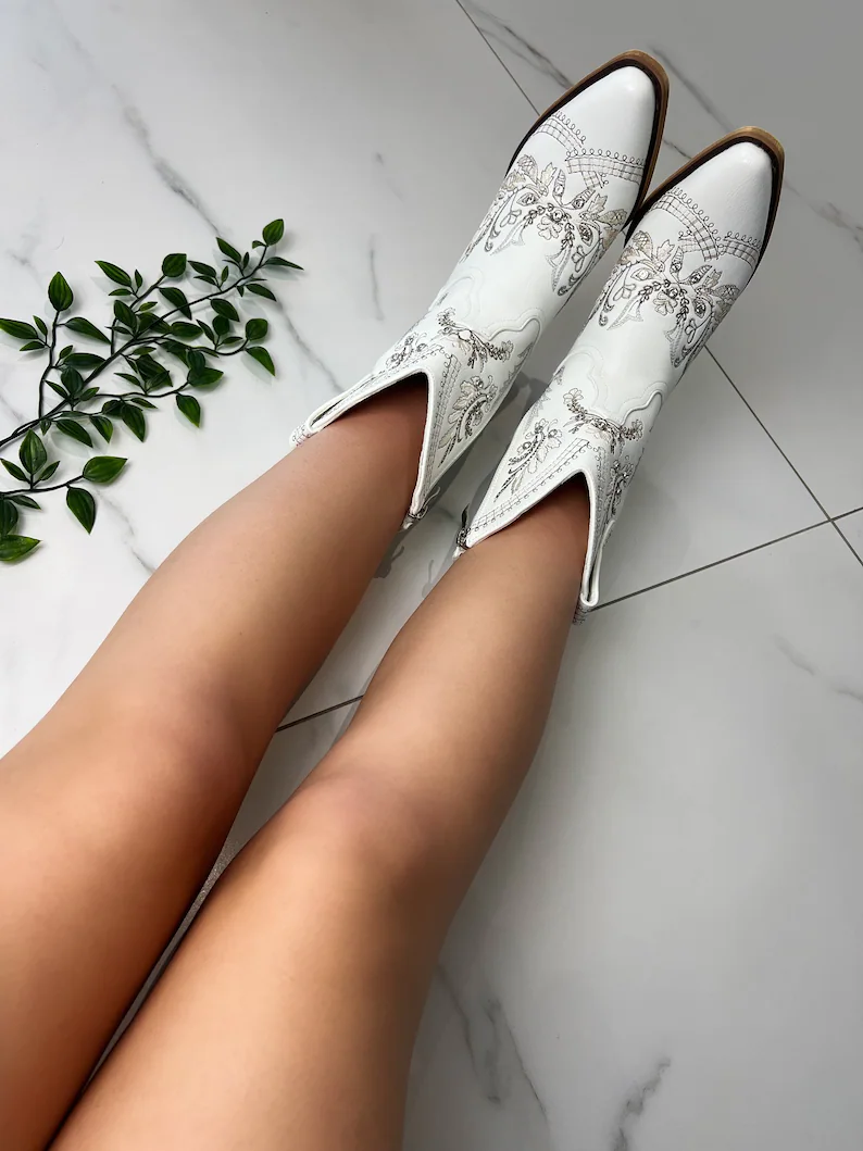 Santiag blanche de luxe03