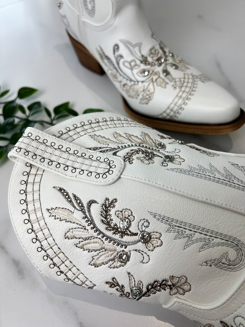 Santiag blanche de luxe05