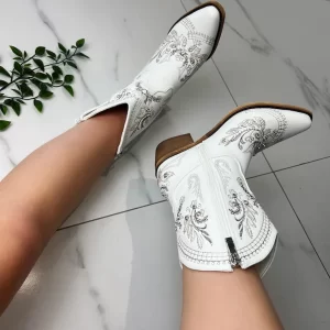 Santiag blanche de luxe02