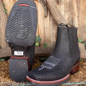 Chaussure style santiag homme