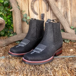 Chaussure style santiag homme